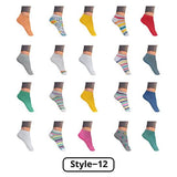 Women’s Breathable Stylish Colorful Fun No Show Low Cut Ankle Socks