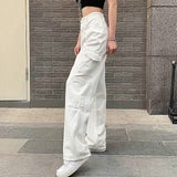 Women's Cargo Trouser Mid Waist Pants