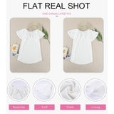 Women's Casual Boho V Neck Tops Drawstring T Shirt