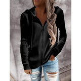 Women's Casual Zip Hoodied Jacket