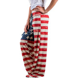 Women's Comfy Stretch Drawstring Palazzo Wide Leg Lounge Pant