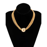 Women's Contemporary Street Geometry Necklace