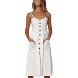 Women's Dresses Summer Casual Spaghetti Strap