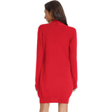 Women's Essential Solid Open Front Long Knited Cardigan Sweater