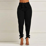 Women's Fashion Drawstring Ankle Trousers