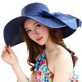 Women's Floppy Wide Brim Beach Hat
