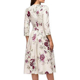 Women's Floral Vintage Dress