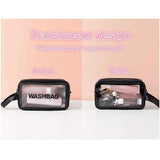Women's Frosted Waterproof Cosmetic Bag