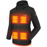 Women’s Heated Jacket Soft Shell with Hand Warmer