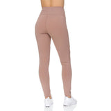Women's High Waist Active Full Length Leggings With Lazer Cut Mesh
