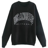 Women's Sweatshirt Graphic Text Los Angeles