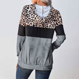 Women's Hoodie Sweatshirts Casual Animal Print