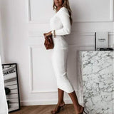 Women's Long Sleeve Dress V-neck Casual Dresses Soid Color Stripe Bodycon Dress Plus Size Long Dress