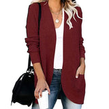 Women's Long Sleeve Knit Cardigan Sweater
