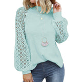 Women's Long Sleeve Lace Top