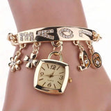 Women's Love Alphabet Bracelet Alloy Quartz Watch