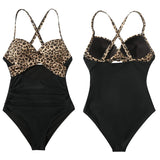 Women's One Piece High Waist Swimwear Tummy Control Cutout