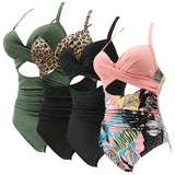 Women's One Piece High Waist Swimwear Tummy Control Cutout