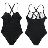 Women's One Piece High Waist Swimwear Tummy Control Cutout