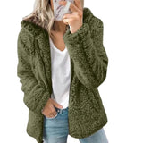 Women's Plus Size Hoodie Coat Long Sleeve
