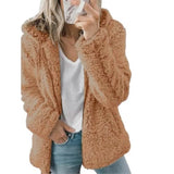 Women's Plus Size Hoodie Coat Long Sleeve