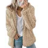 Women's Plus Size Hoodie Coat Long Sleeve