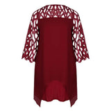 Women's Plus Size Solid Color Sheath Dress