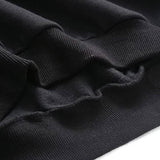 Women's Pullover Fleece Drop Shoulder Striped Hoodie