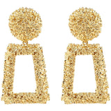 Women's Rectangular Geometric Drop Earrings