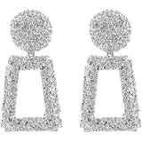 Women's Rectangular Geometric Drop Earrings