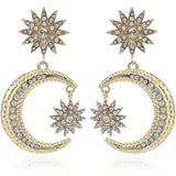 Women's Rhinestone Punk Earrings