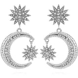 Women's Rhinestone Punk Earrings