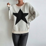 Women's Ribbed Knit Pullover Sweater