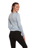 Clearance Women's Scoop Neck 100% Bamboo Viscose Long Sleeve Shirt