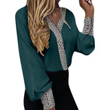Women's Sexy Leopard Print Shirt