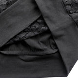 Women's Short Sleeve Back Lace Top Blouse