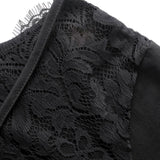 Women's Short Sleeve Back Lace Top Blouse