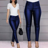Women's Skinny Leather Pants