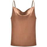 Women's Spaghetti Strap V-Neck Satin Suspender