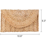 Women's Straw Clutch Purse