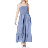 Women's Summer Boho Sleeveless Maxi Dress