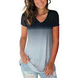 Women's Summer Tie Dye Short Sleeve T-Shirt