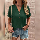Women's T shirt V Neck
