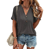Women's T shirt V Neck