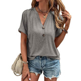 Women's T shirt V Neck