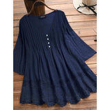 Women's V-Neck Floral Lace Top