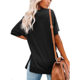 Women's V Neck T Shirts Basic Short Sleeve Tees Tops