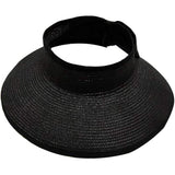 Women's Wide Brim Roll-up Straw Sun Hat Sun Visor