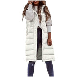 Women's Winter Jacket Vest Long Coat Regular Fit