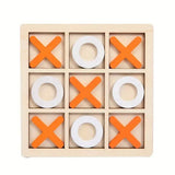 Wood Tic-Tac Toe XOXO Board Game